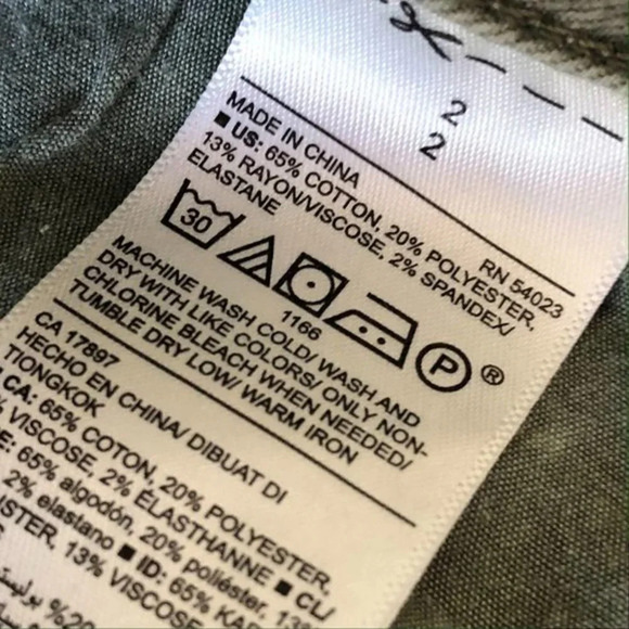 Old Navy Rockstar Jeggings Sage Green Distressed 2 - Picture 3 of 4